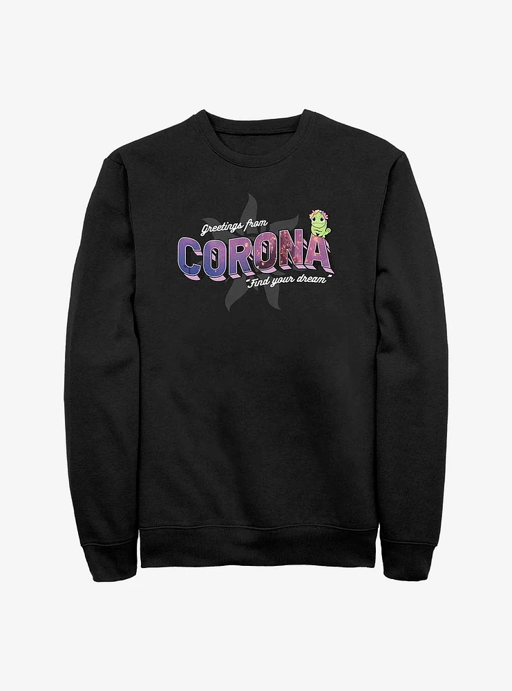Disney Tangled Greetings From Corona Sweatshirt