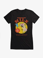 Cartoon Network Cow And Chicken Dr. Chunks Milk Girls T-Shirt