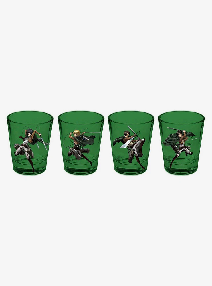 Attack On Titan Mini Glass Set