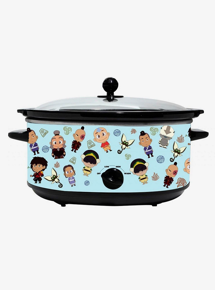 Avatar: The Last Airbender Chibi Characters 7-Quart Slow Cooker
