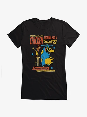 Cartoon Network Cow And Chicken Momma Had Girls T-Shirt
