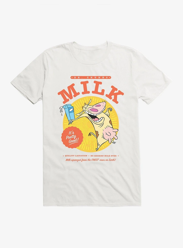 Cartoon Network Cow And Chicken Dr. Chunks Milk T-Shirt