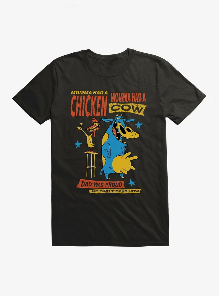 Cartoon Network Cow And Chicken Momma Had T-Shirt