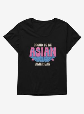 Comic Proud to Be Asian Womens T-Shirt Plus