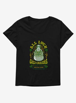 St. Patty's All Luck Gold Chasers Womens T-Shirt Plus