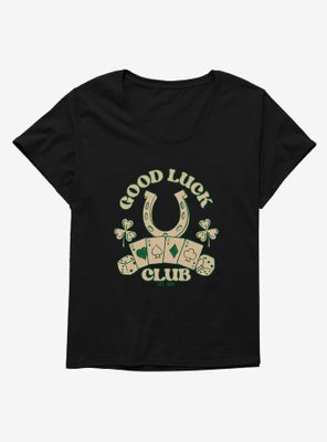 St. Patty's Good Luck Club Womens T-Shirt Plus
