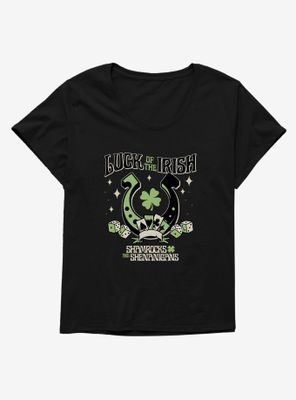 St. Patty's Luck Of The Irish Womens T-Shirt Plus