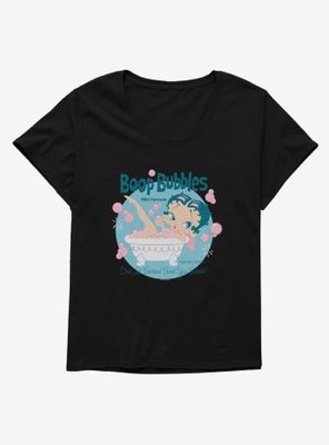 Betty Boop Bubble Bath Womens T-Shirt Plus