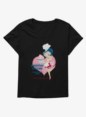 Betty Boop Chocolate Cupcake Womens T-Shirt Plus