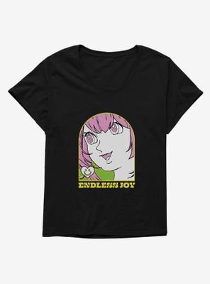Anime Girl Endless Joy Womens T-Shirt Plus