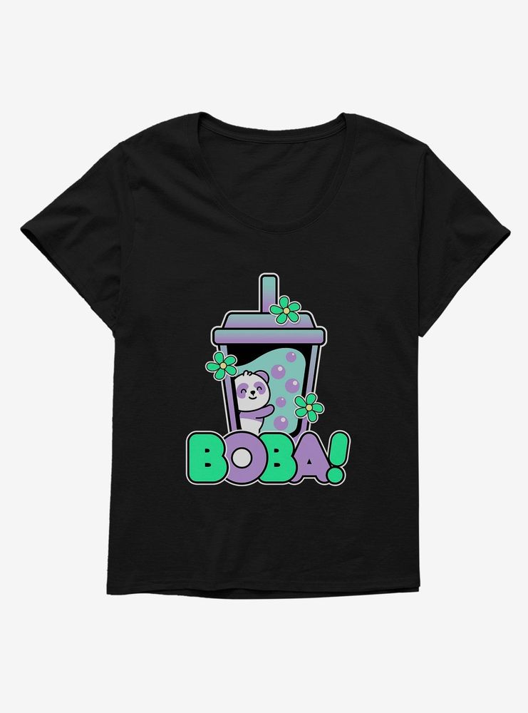Boba Bear Womens T-Shirt Plus