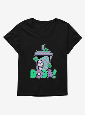 Boba Bear Womens T-Shirt Plus