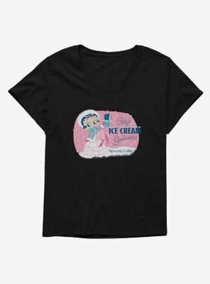 Betty Boop Ice Cream Sandwich Womens T-Shirt Plus