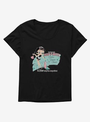 Betty Boop Mod Vacuum Womens T-Shirt Plus