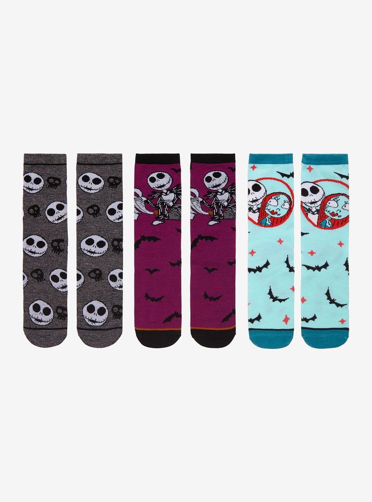 The Nightmare Before Christmas Coffin Crew Sock Gift Set
