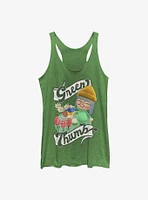 Nintendo Animal Crossing Green Thumb Girls Raw Edge Tank