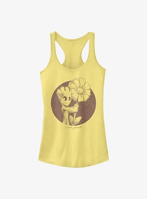 Marvel Guardians Of The Galaxy Groot Flower Girls Tank