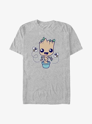 Marvel Guardians Of The Galaxy Groot Hello Spring T-Shirt
