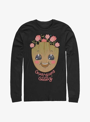 Marvel Guardians Of The Galaxy Groot Bloom Long-Sleeve T-Shirt