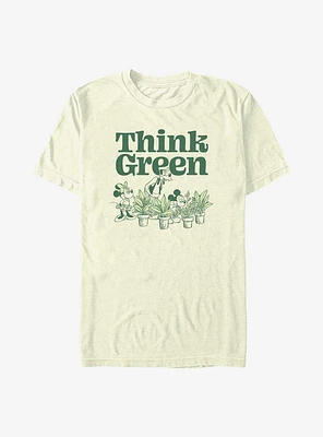 Disney Mickey Mouse Green Thinking T-Shirt