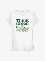 Disney Mickey Mouse Green Thinking Girls T-Shirt