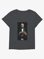 The Godfather Don Vito Corleone Portrait Girls T-Shirt Plus