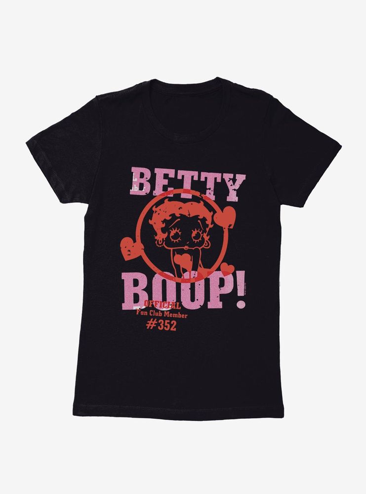 Betty Boop Pink #352 Womens T-Shirt