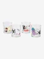 Disney Villains Glass Cup Set