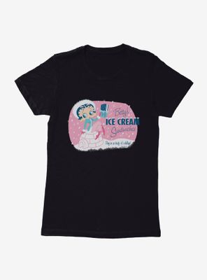 Betty Boop Ice Cream Sandwich Womens T-Shirt