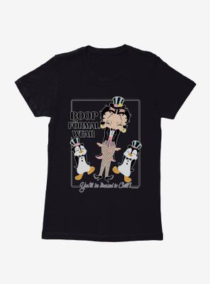 Betty Boop Penguin Suit Womens T-Shirt