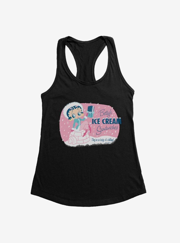 Betty Boop Ice Cream Sandwich Womens Tank Top