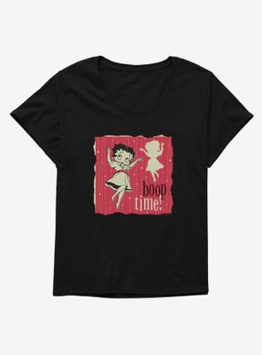 Betty Boop Time For A Womens T-Shirt Plus