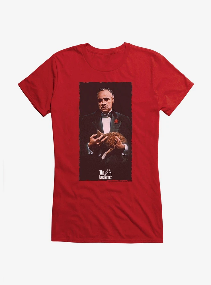 The Godfather Don Vito Corleone Portrait Girls T-Shirt