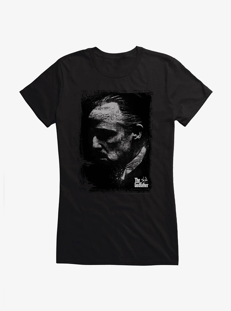 The Godfather Don Vito Profile  Girls T-Shirt