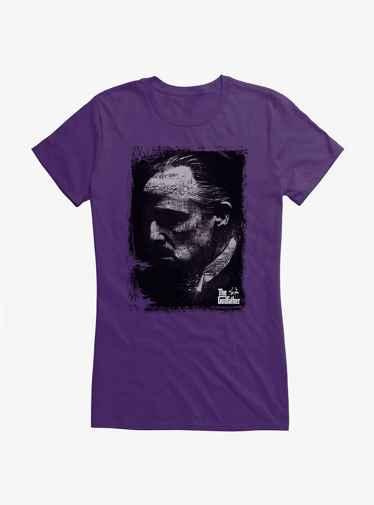 The Godfather Don Vito Profile  Girls T-Shirt