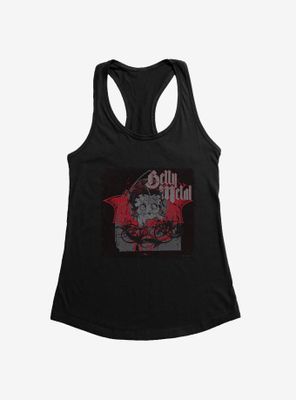 Betty Boop Dark Metal Angel Womens Tank Top