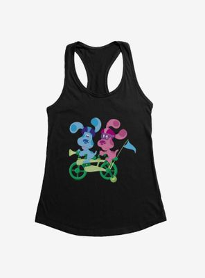 Blue's Clues Blue and Magenta Womens Tank Top