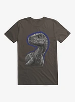 Jurassic World Velociraptor Outline T-Shirt