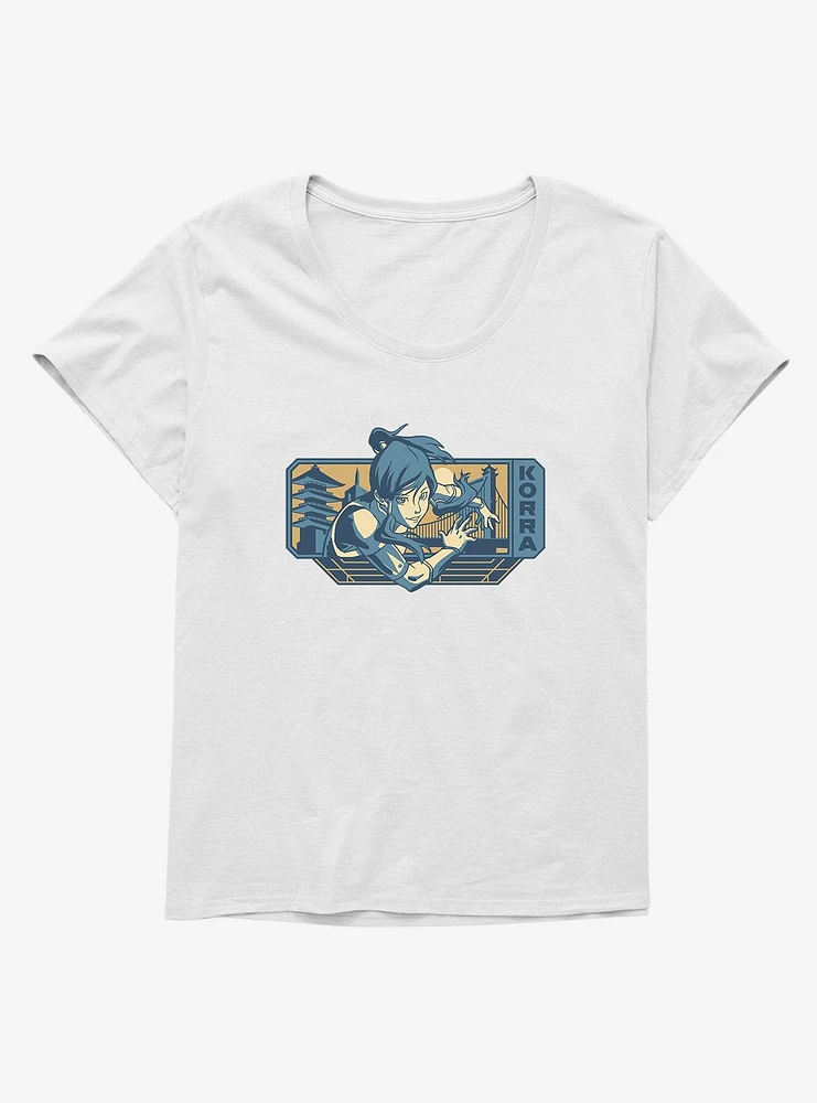 Legend Of Korra Bridge Girls T-Shirt Plus