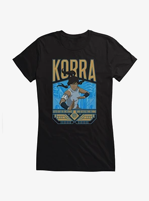 Legend Of Korra Cut To The Chase Girls T-Shirt