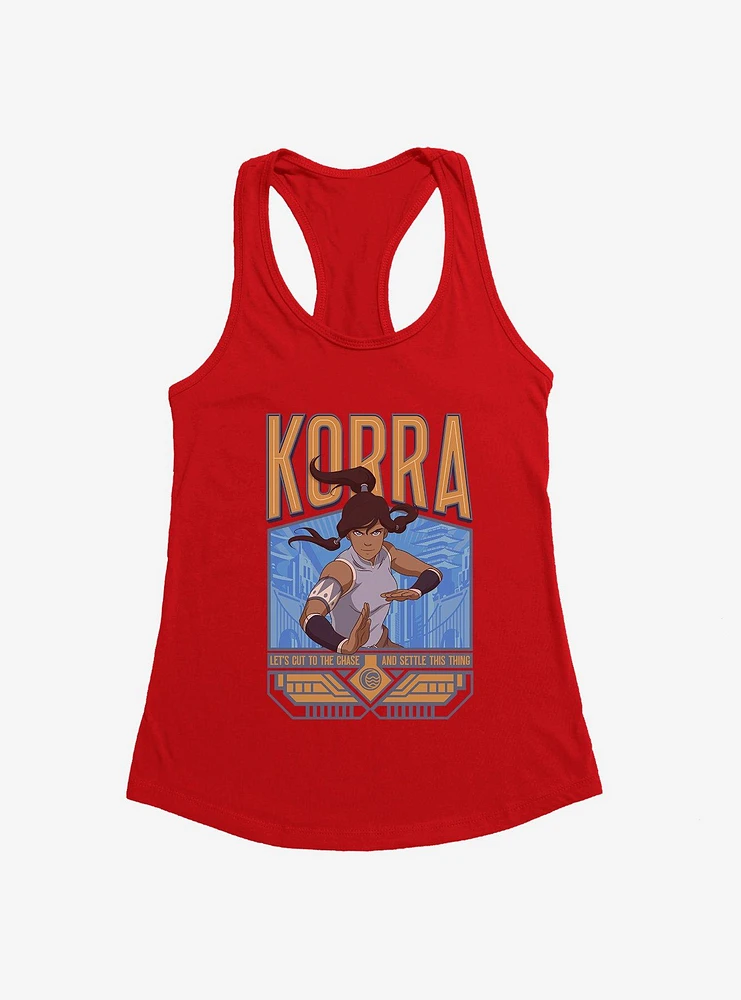 Legend Of Korra Cut To The Chase Girls Tank