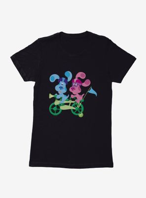 Blue's Clues Blue and Magenta Womens T-Shirt