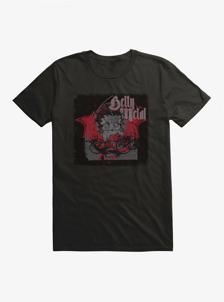 Betty Boop Dark Metal Angel T-Shirt