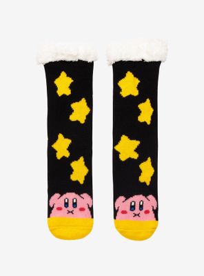 Kirby Stars Cozy Slipper Socks