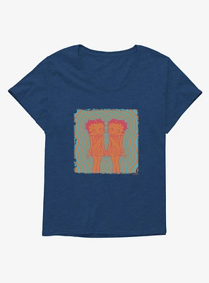 Betty Boop Groovy Kaleidoscope Girls T-Shirt Plus