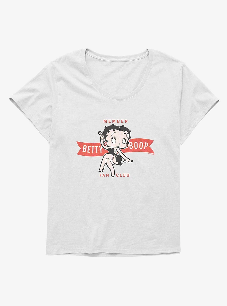 Betty Boop Fan Club Member Girls T-Shirt Plus