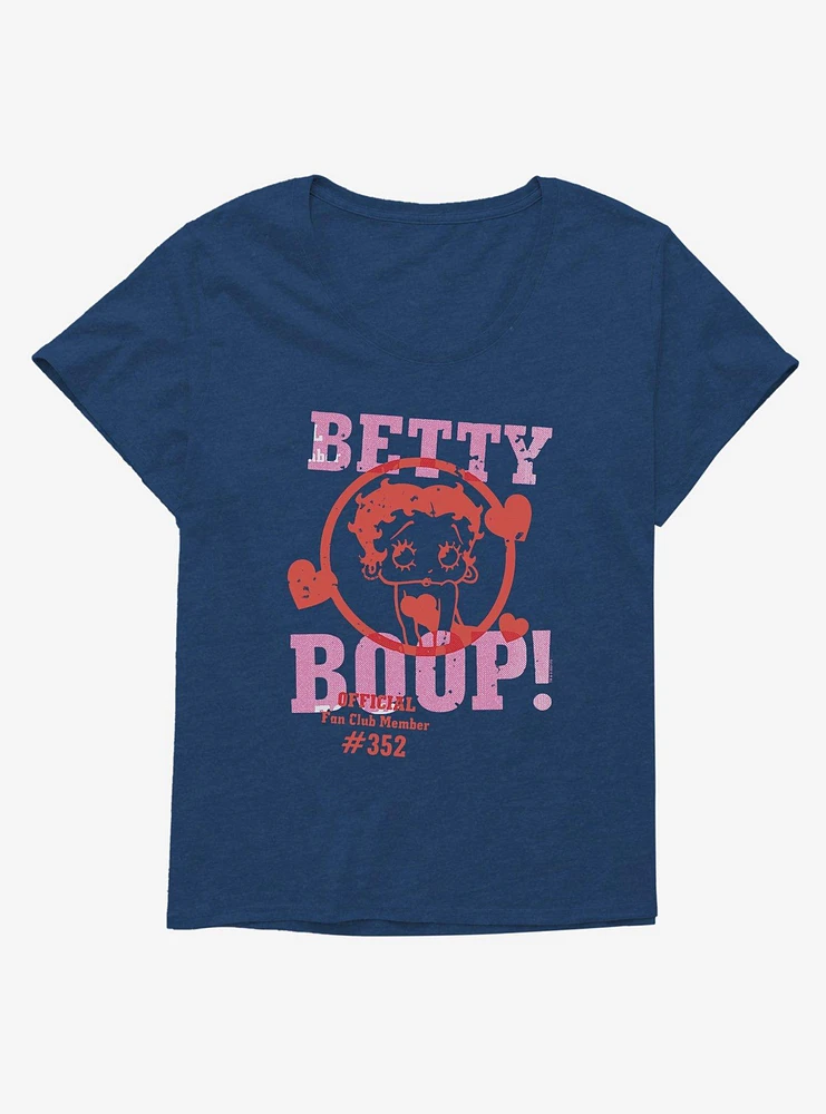 Betty Boop Pink #352 Girls T-Shirt Plus