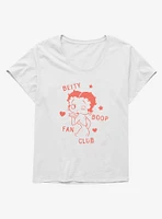 Betty Boop Stars And Hearts Girls T-Shirt Plus