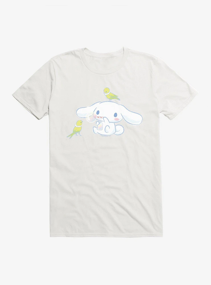 Cinnamoroll Bubbles And Birds T-Shirt