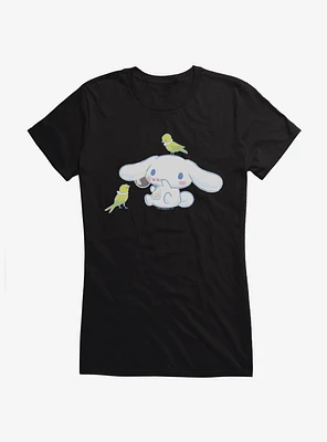 Cinnamoroll Bubbles And Birds Girls T-Shirt